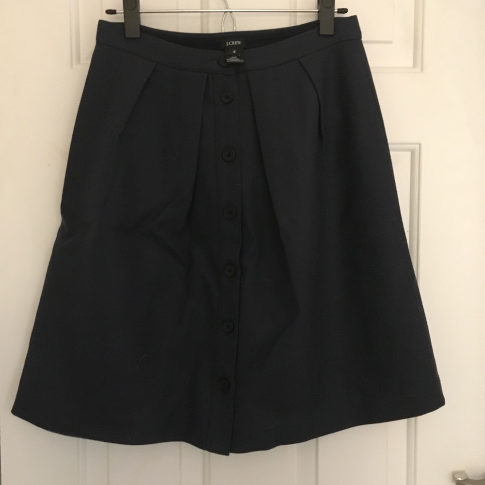 100% wool A-line skirt from J Crew